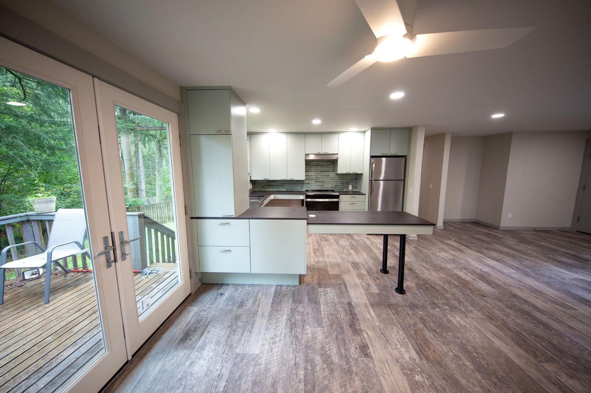aging in place adu renovation with accessible kitchen design
