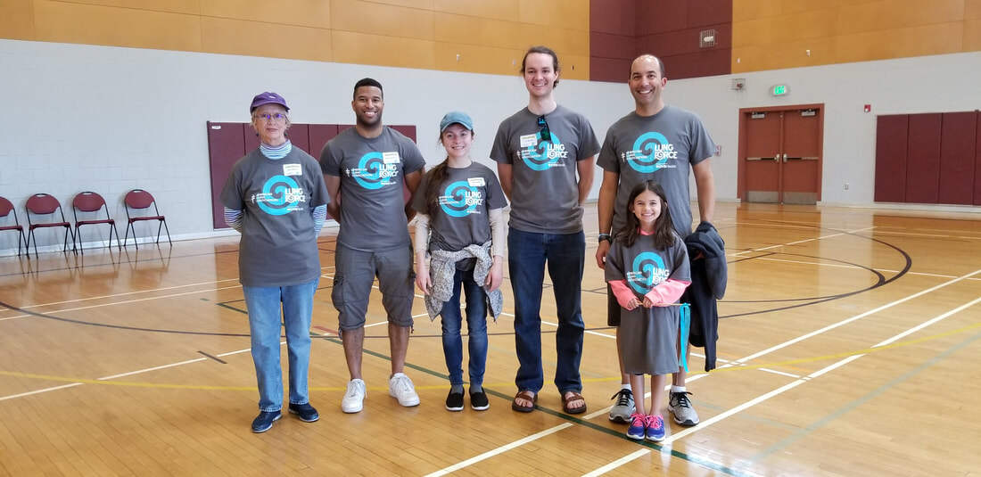 Pathway Team volunteers at annual LUNGFORCE Walk