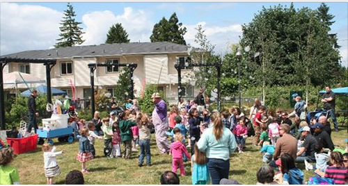 Pathway exhibits at the 2019 Morgan Junction Community Festival