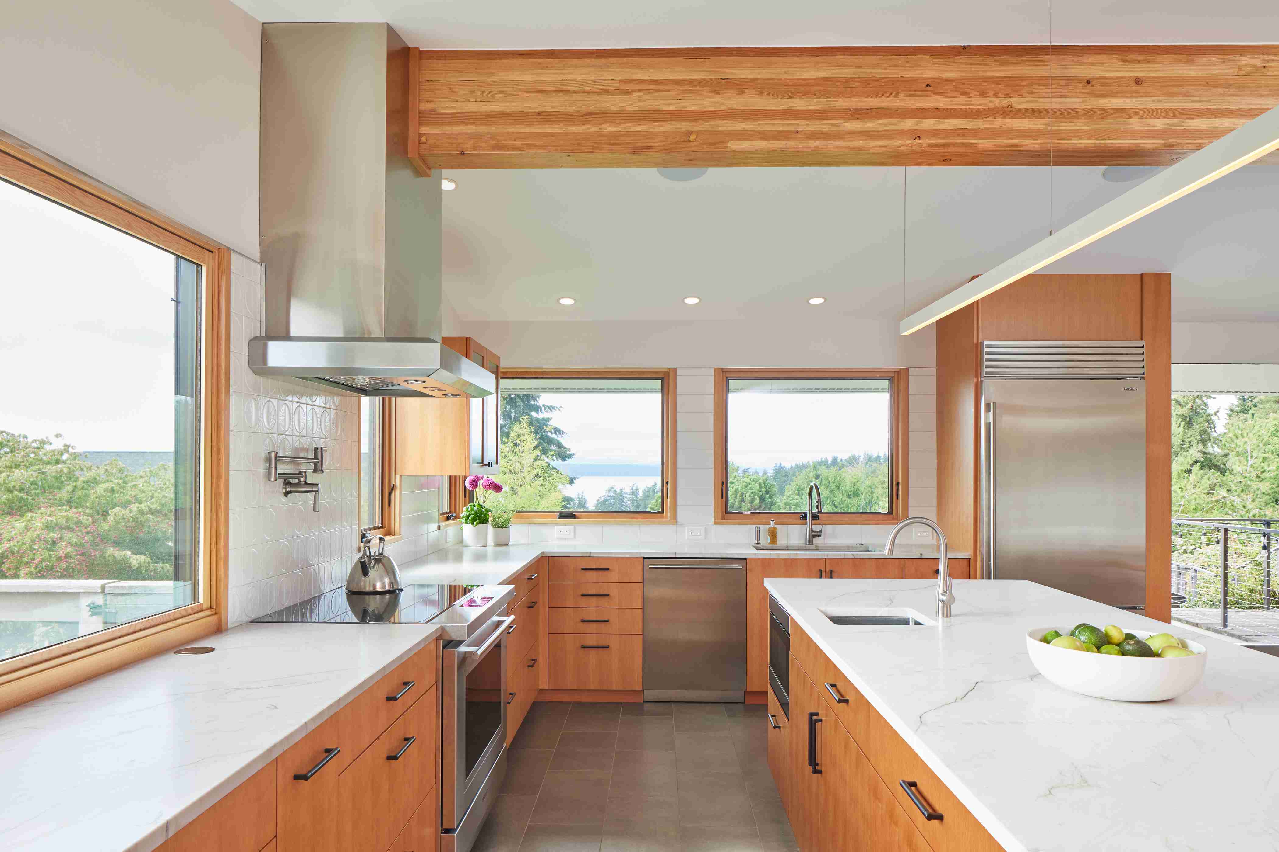 open concept kitchen remodel in bellevue wa home