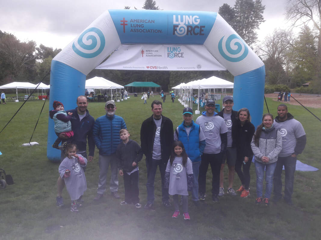 Pathway Team volunteers at annual ‘LUNGFORCE Walk